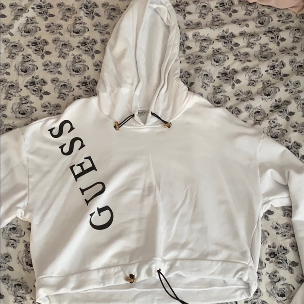 GUESS crop top hoodie